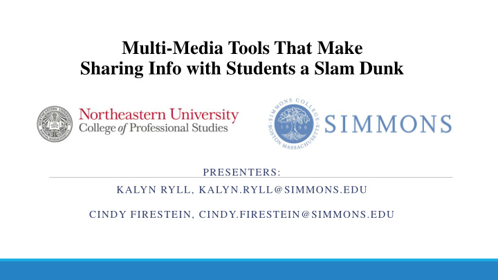 multi media tools that make