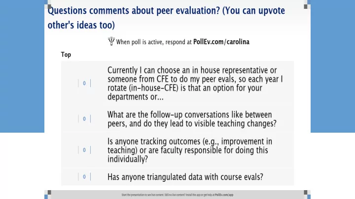 beyond the standard course evaluation effective peer