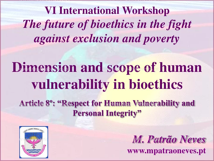vulnerability in bioethics