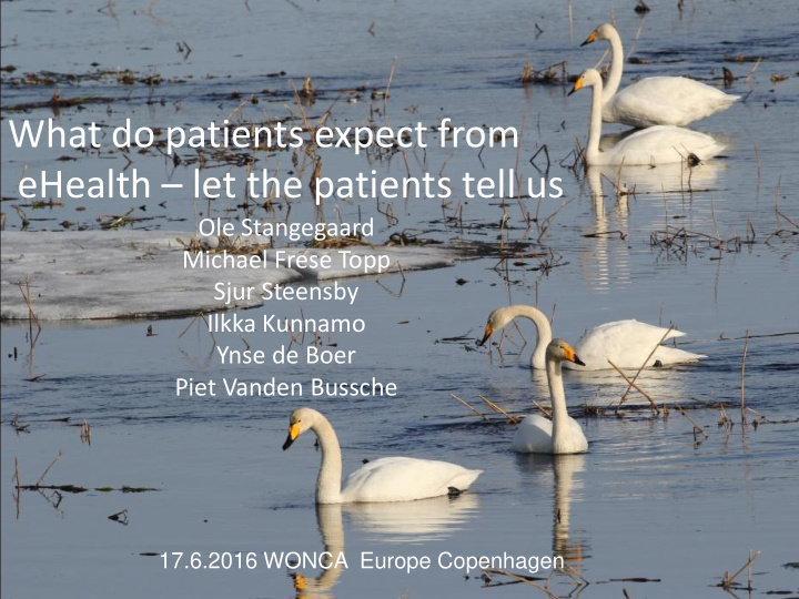 what do patients expect from