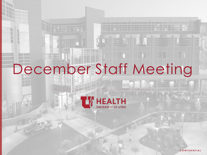 december staff meeting