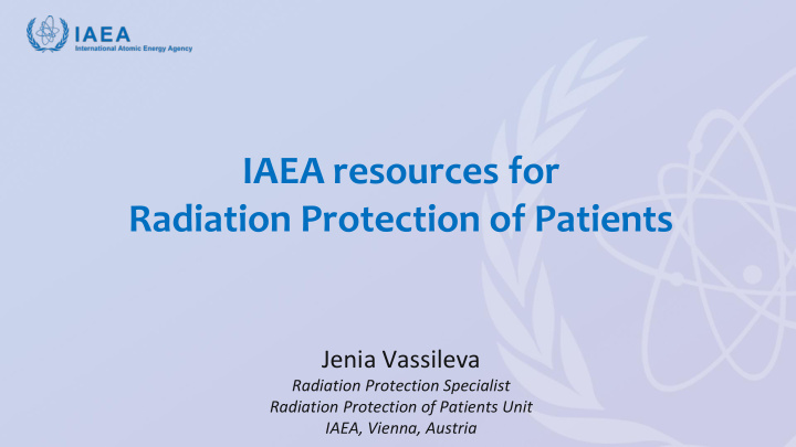 iaea resources for