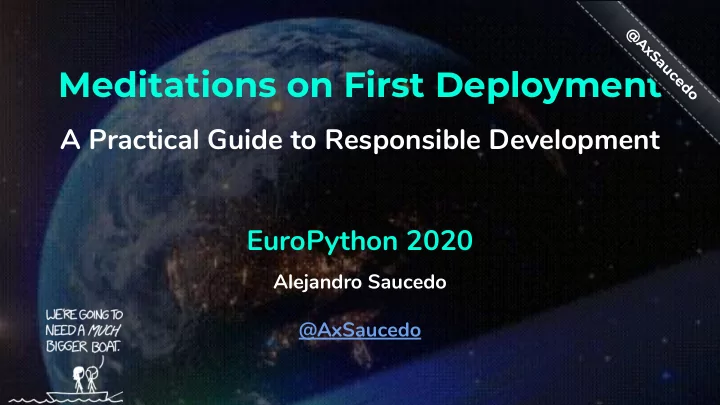 meditations on first deployment