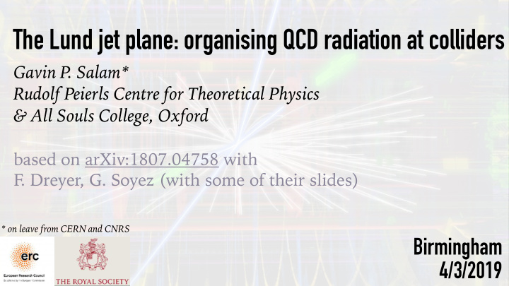 the lund jet plane organising qcd radiation at colliders