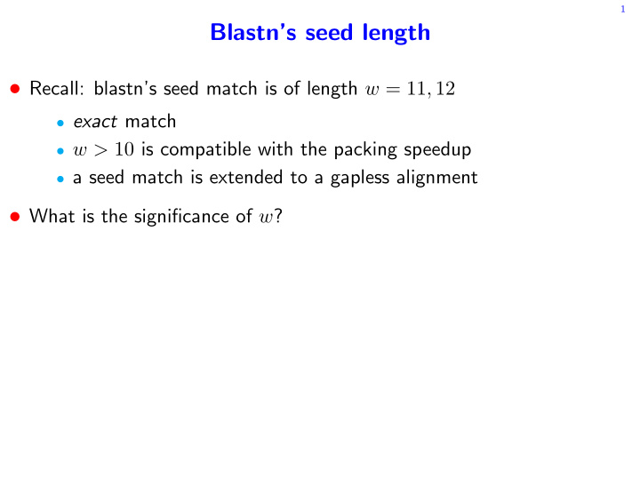 blastn s seed length