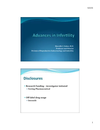 Disclosures    Research  Funding    investigator  initiated