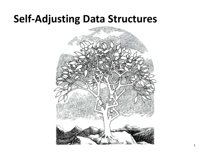 self adjusting data structures