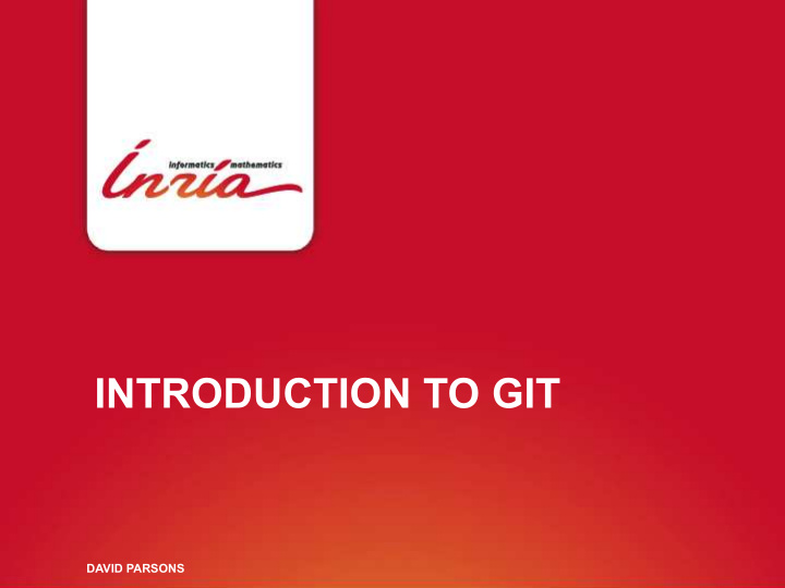 introduction to git