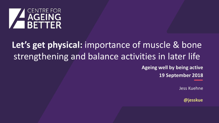 let s get physical importance of muscle bone