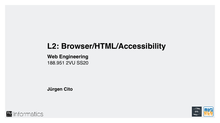 l2 browser html accessibility