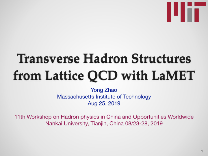 transverse hadron structures from lattice qcd with lamet