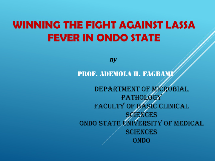 fever in ondo state