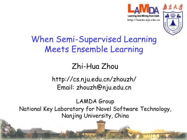 when semi supervised learning meets ensemble learning