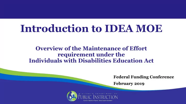 introduction to idea moe