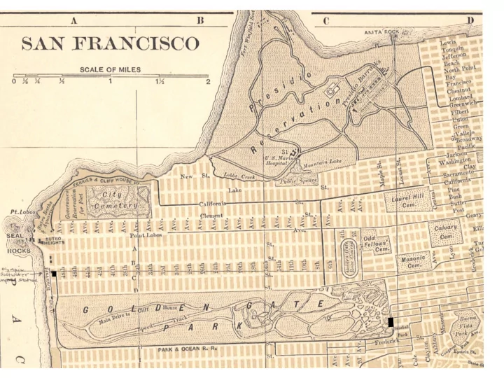 getting to or from golden gate park by cable car at the
