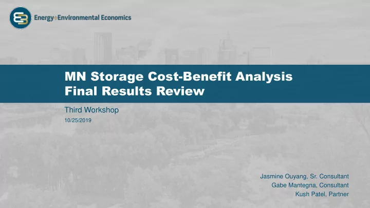 final results review