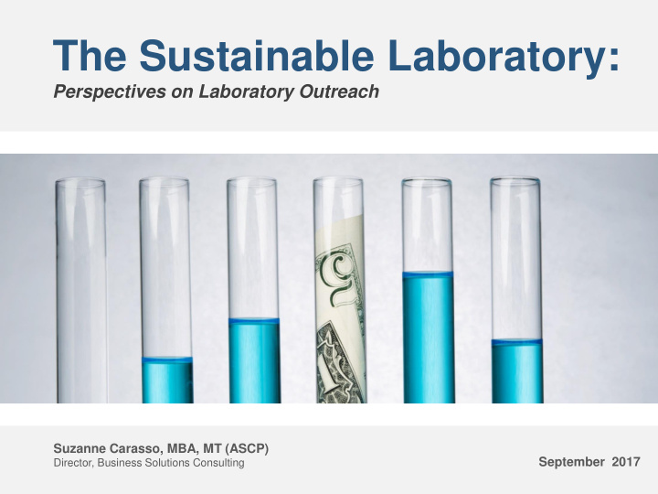 the sustainable laboratory