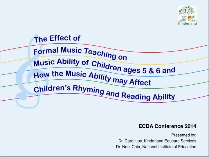 ecda conference 2014