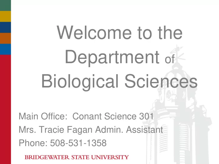 welcome to the