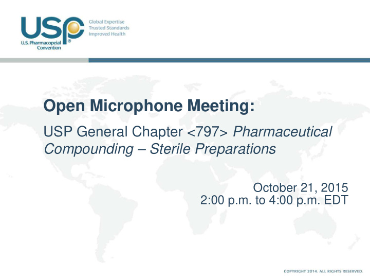 open microphone meeting