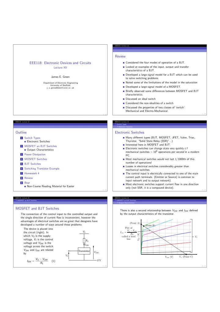 review eee118 electronic devices and circuits