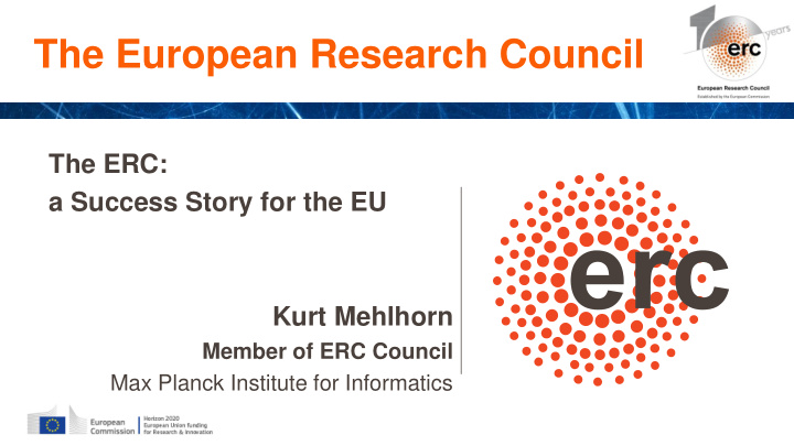 the european research council