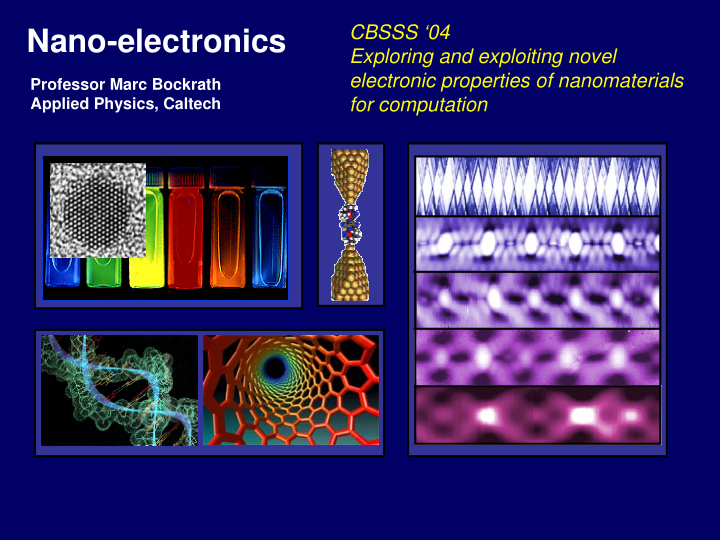 nano electronics