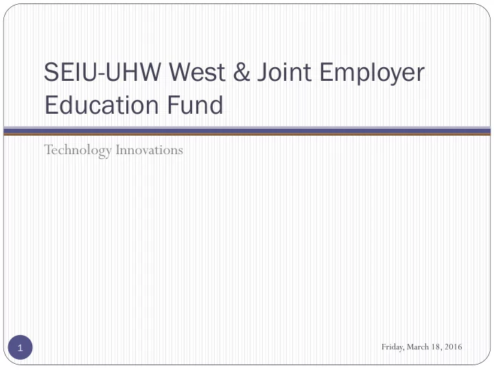 seiu uhw west amp joint employer