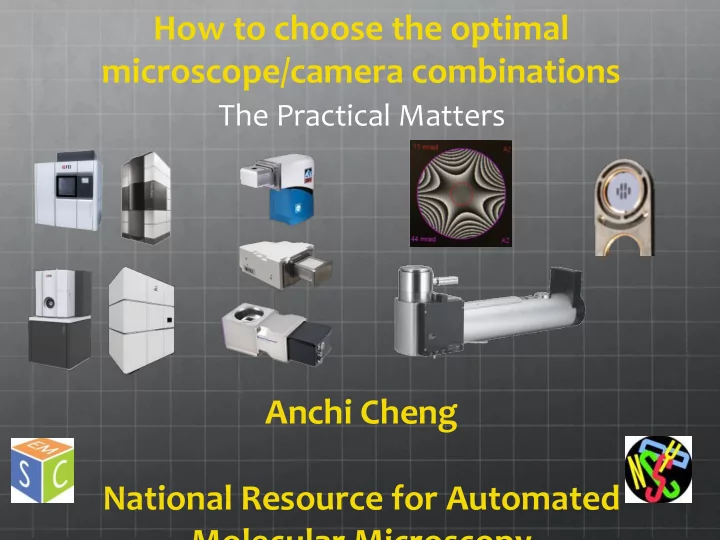 how to choose the optimal microscope camera combinations