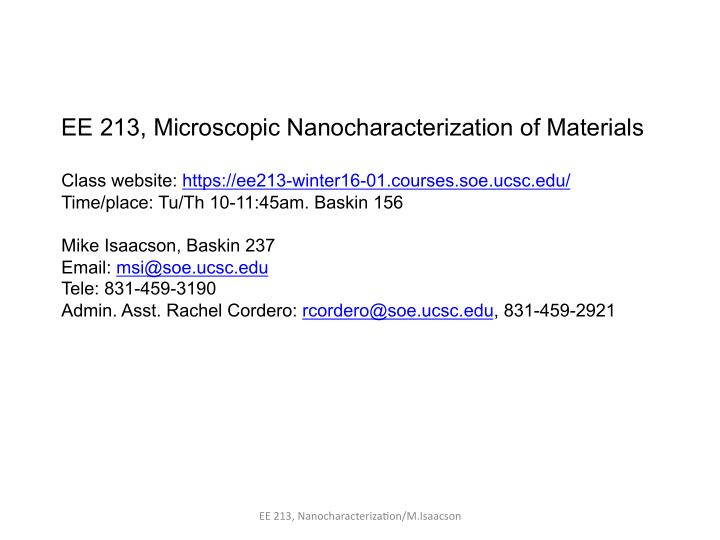 ee 213 microscopic nanocharacterization of materials