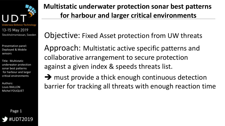 objective detection of wide range of potential threats