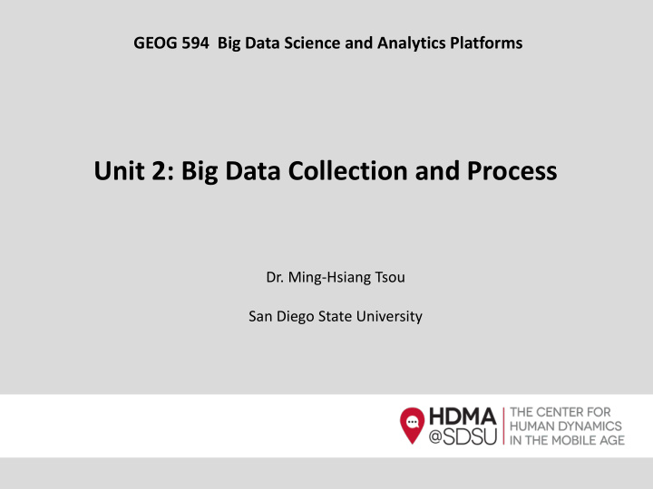 unit 2 big data collection and process