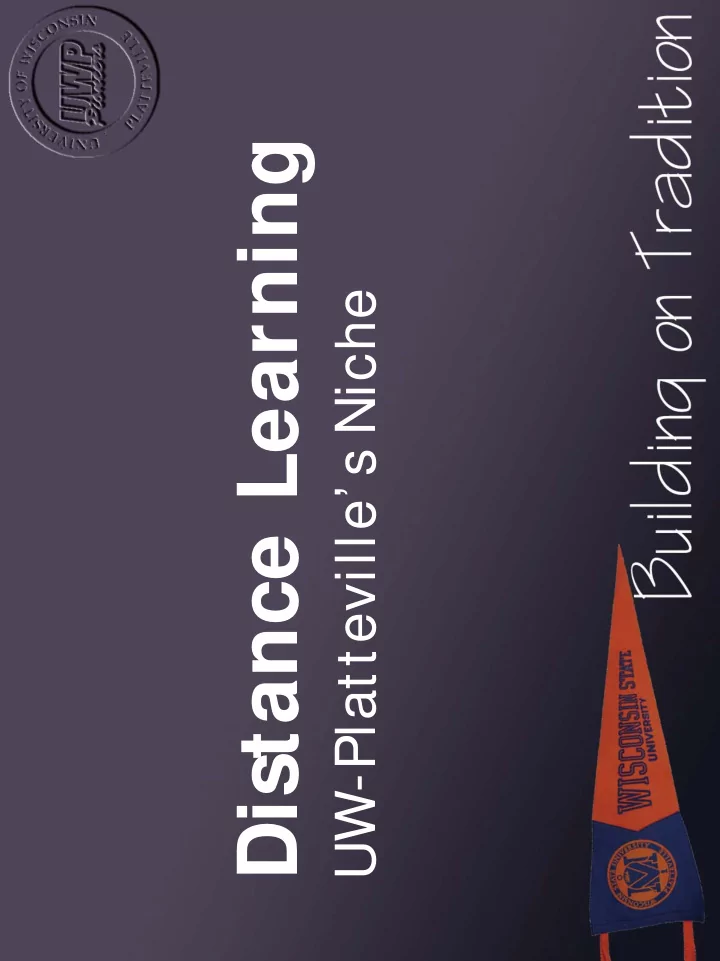 distance learning