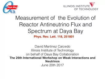 Measurement of  the Evolution of  Reactor Antineutrino Flux and  Spectrum at Daya Bay  Phys. Rev.