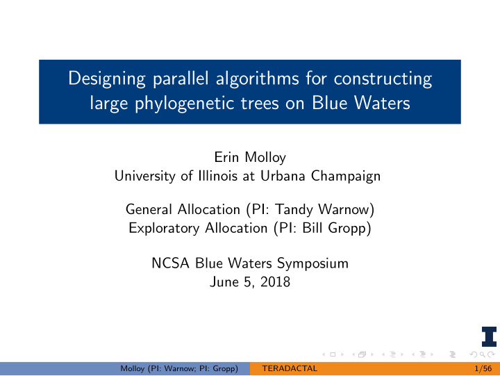 designing parallel algorithms for constructing large