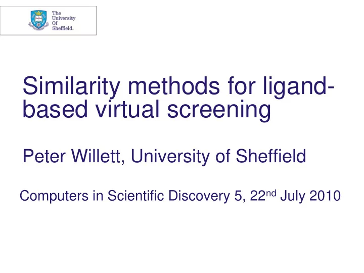 based virtual screening