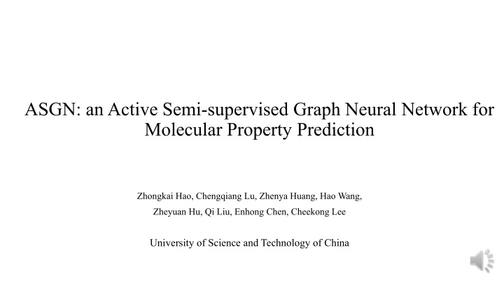 asgn an active semi supervised graph neural network for