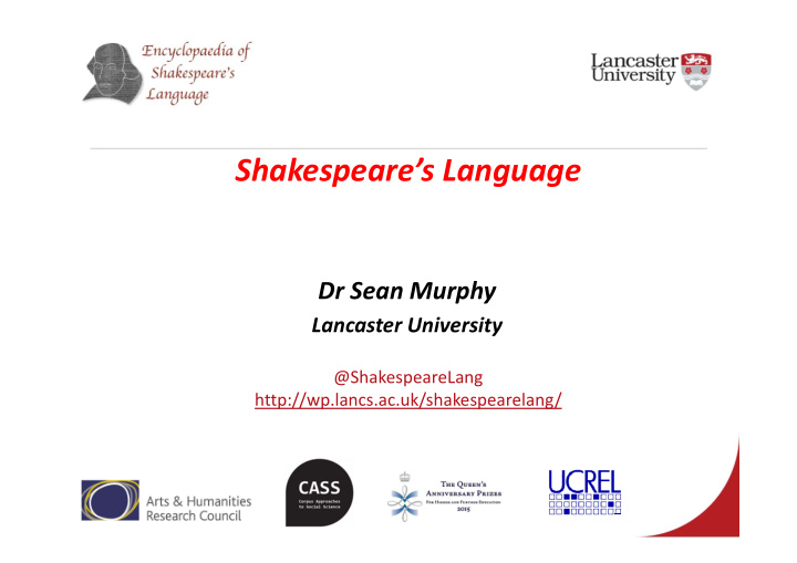 shakespeare s language