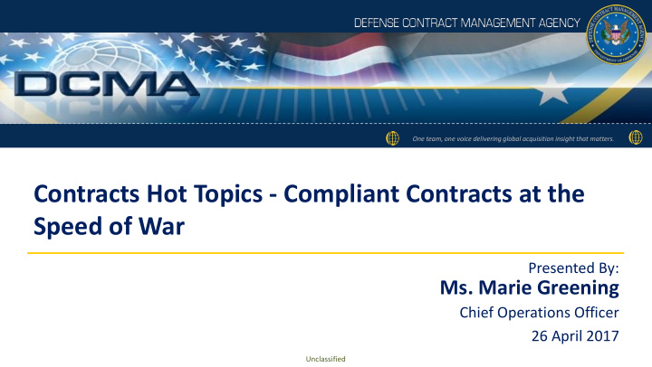 contracts hot topics compliant contracts at the speed of