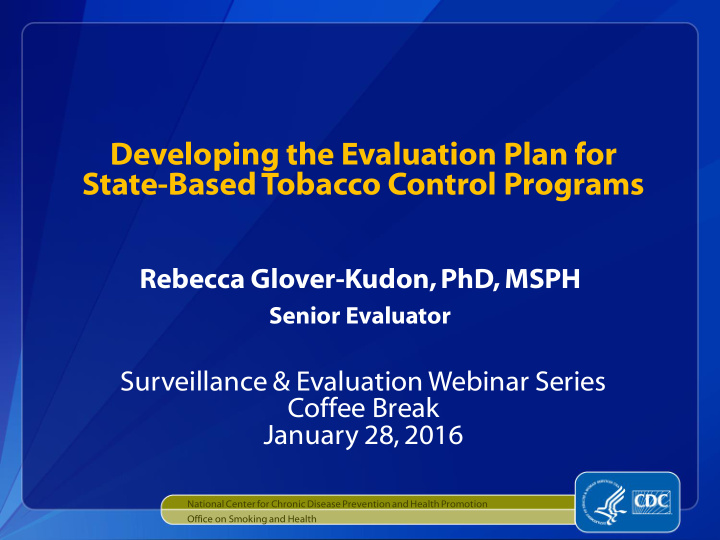state based tobacco control programs