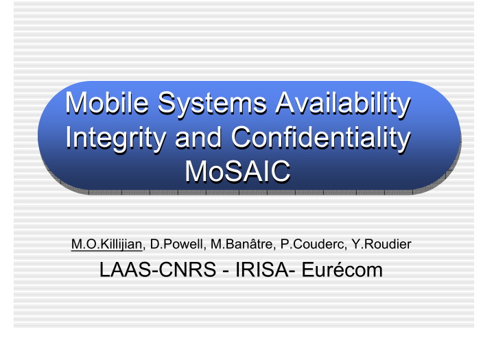 mobile systems availability mobile systems availability