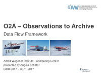 o2a observations to archive