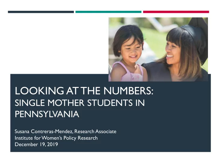looking at the numbers