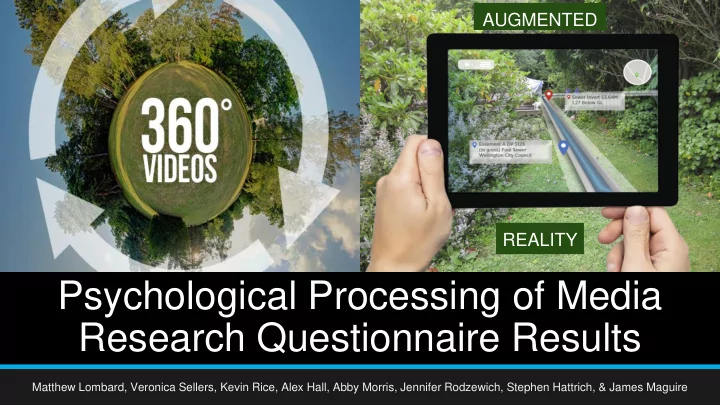 psychological processing of media