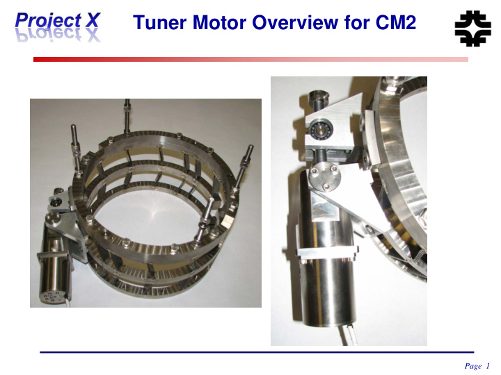 tuner motor overview for cm2
