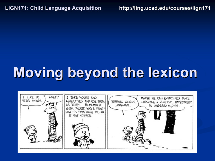 moving beyond the lexicon moving beyond the lexicon an