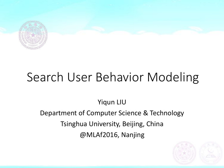 search user behavior modeling