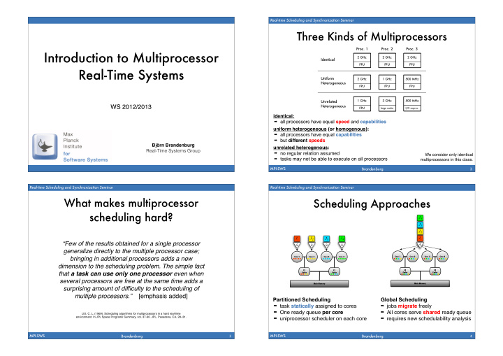 introduction to multiprocessor