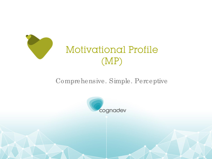 motivational profile mp