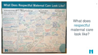 what does respectful maternal care look like